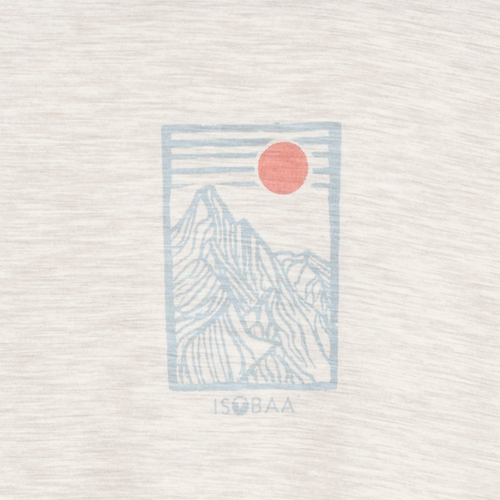 Mens Merino 150 Stamp Summit Tee (Jute/Lagoon)