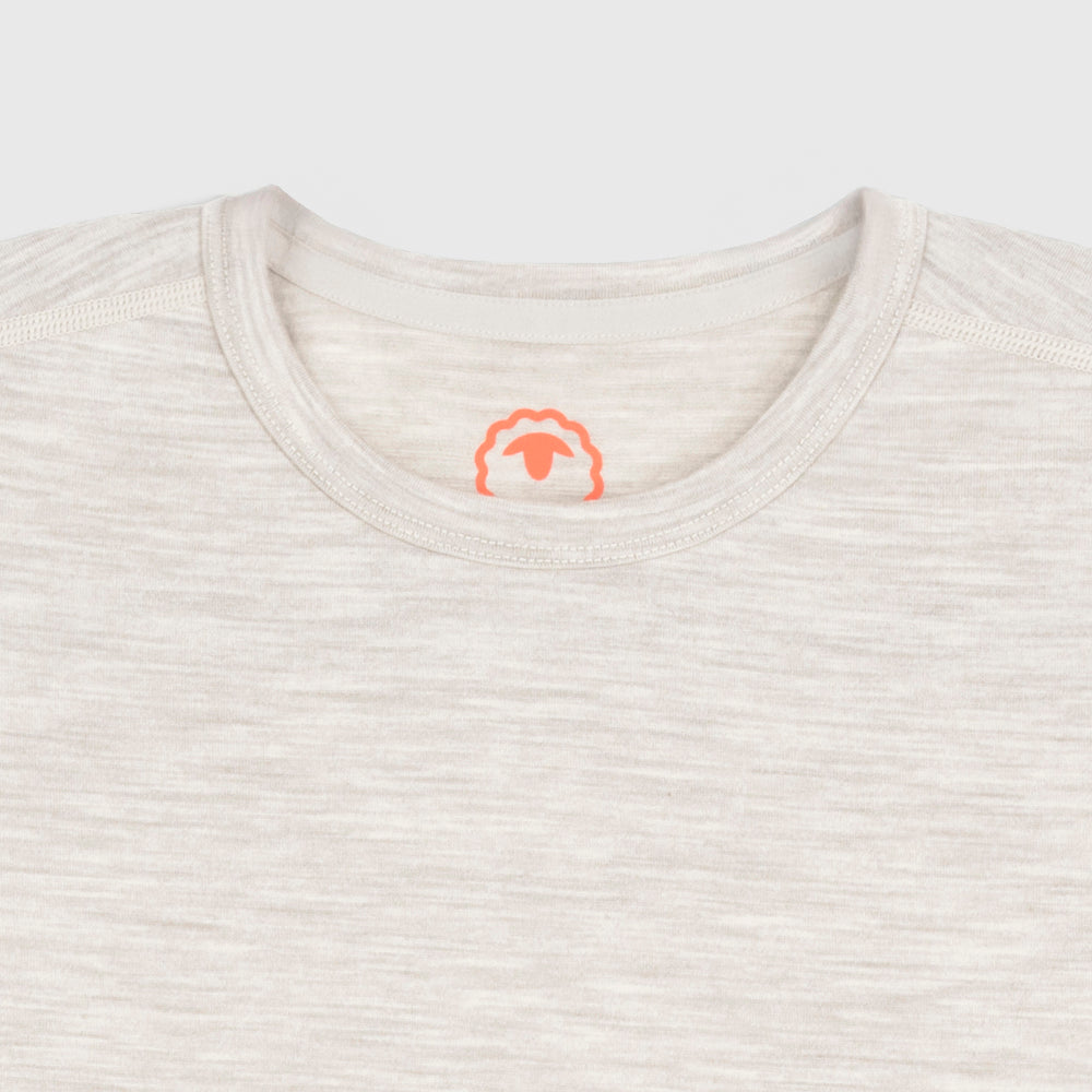 Mens Merino 180 Long Sleeve Crew (Jute)