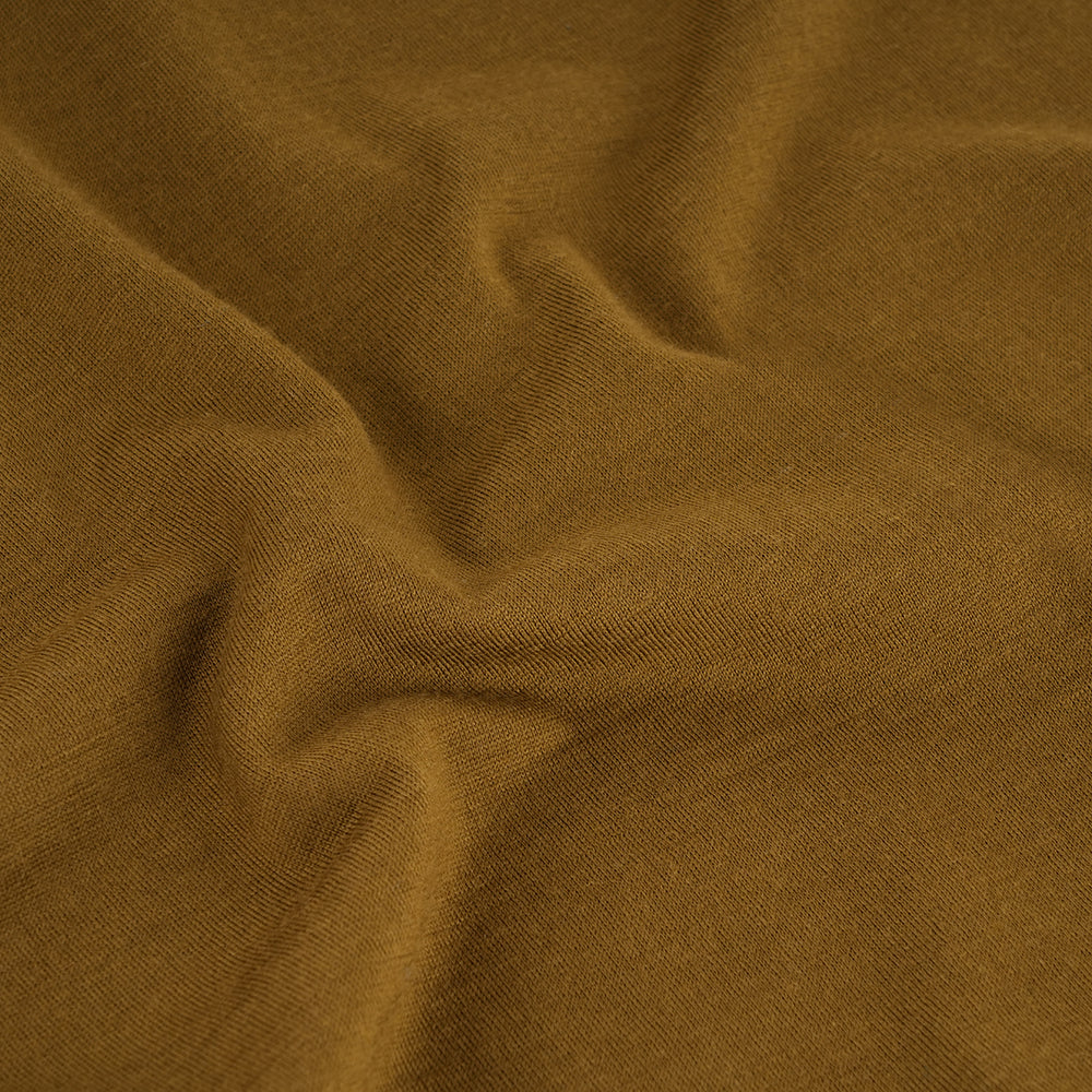 Homme Mérinos 180 Manches Courtes Polo (Dull Gold)