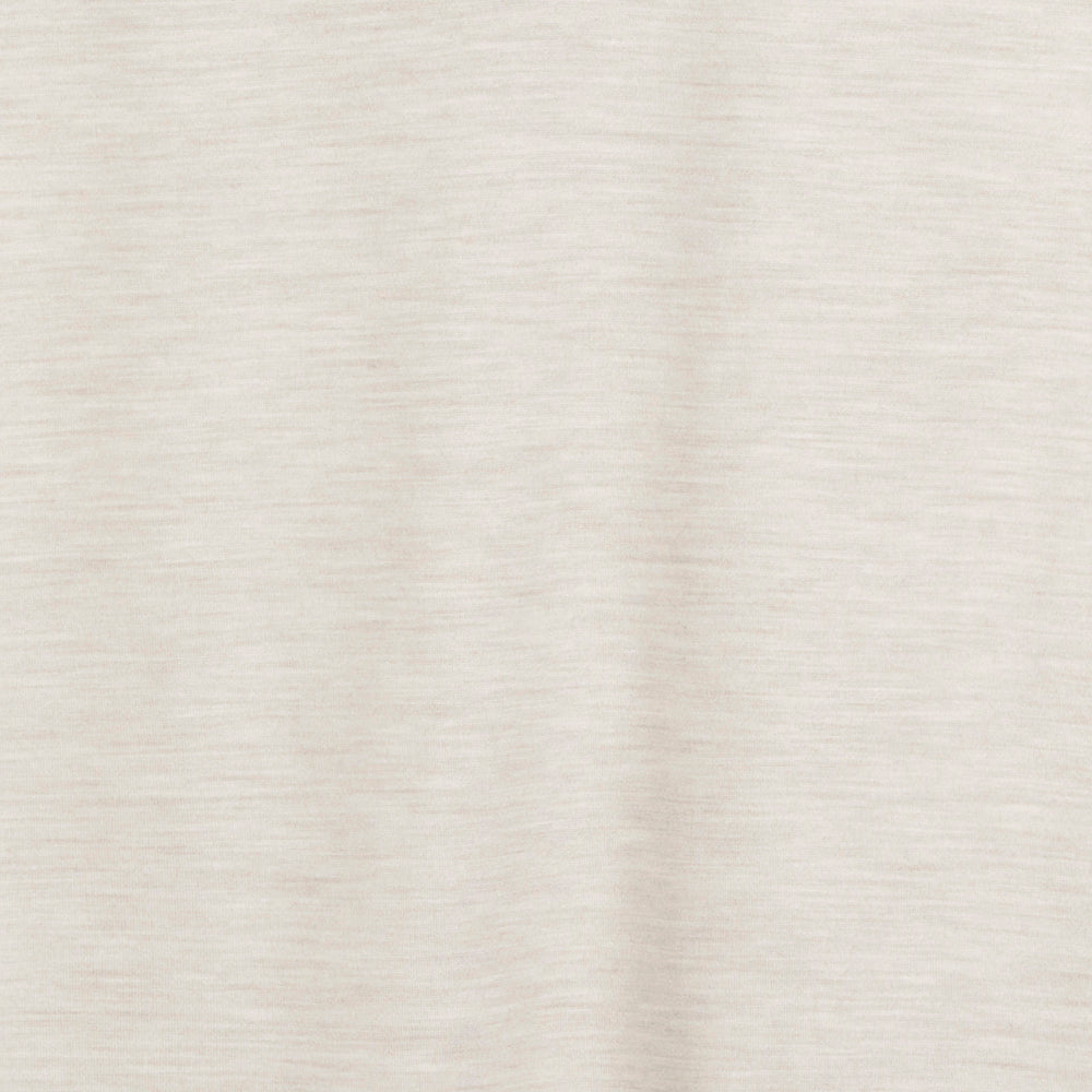 Homme Mérinos 180 Manches Courtes Polo (Jute Melange/Charcoal)