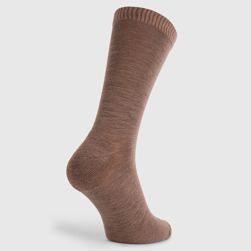 Merino Blend Everyday Socks (3 Pack - Bran)