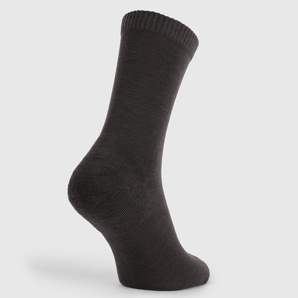 Merino Blend Everyday Socks (3 Pack - Chocolate)