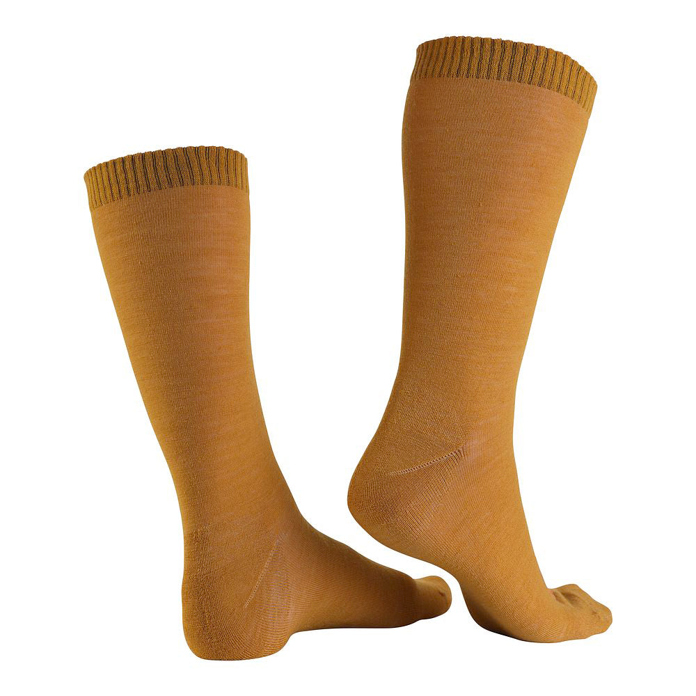 Merino Blend Everyday Socks (3 Pack - Mustard)