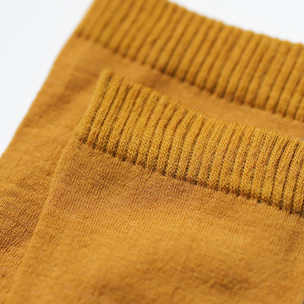 Merino Blend Everyday Socks (3 Pack - Mustard)