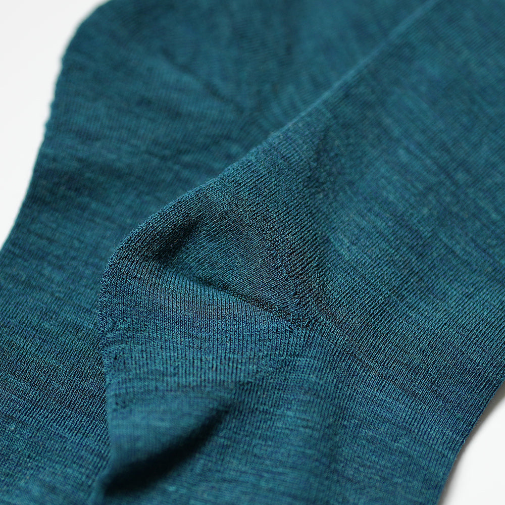 Merino Blend Everyday Socks (3 Pack - Petrol)