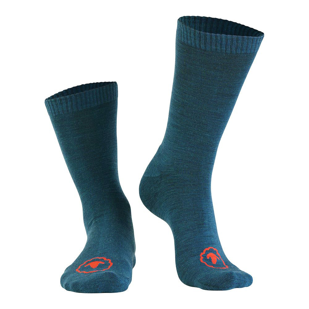 Merino Blend Everyday Socks (3 Pack - Petrol)