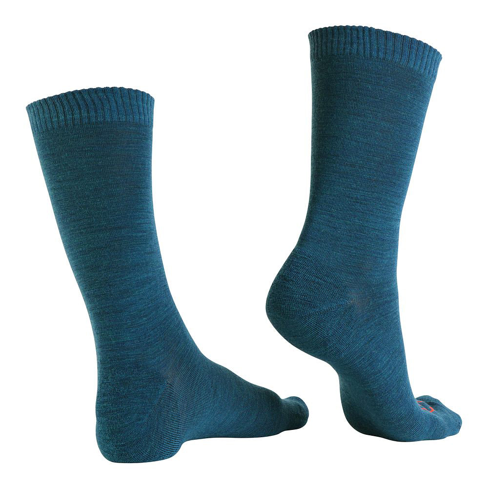 Merino Blend Everyday Socks (3 Pack - Petrol)