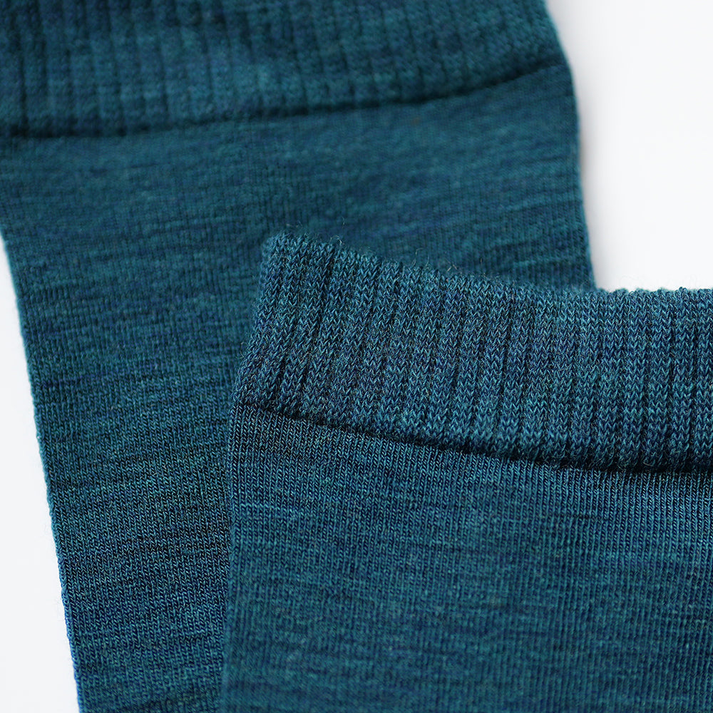Merino Blend Everyday Socks (3 Pack - Petrol)