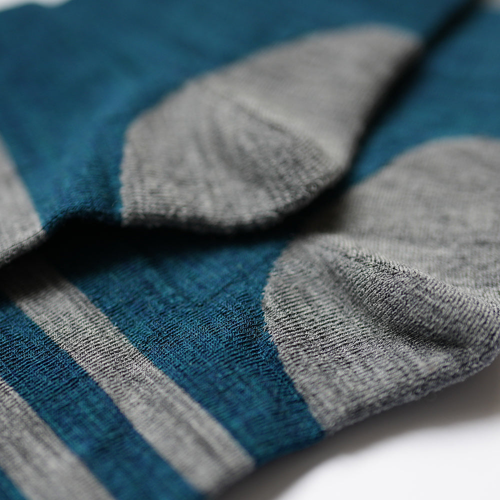 Merino Blend Everyday Socks (3 Pack - Petrol/Smoke Melange/Lime Cloud)