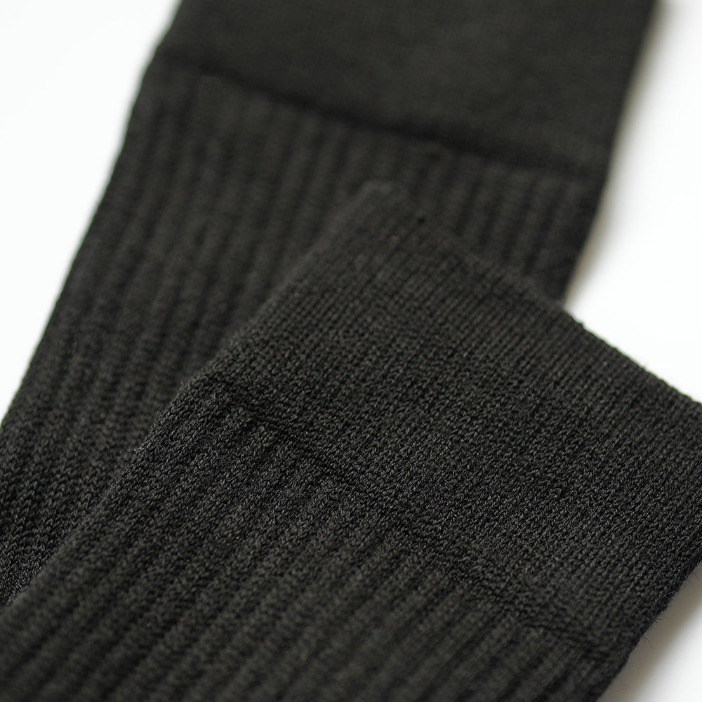 Merino Blend Hiking Socks (3 Pack - Black/Smoke Melange)