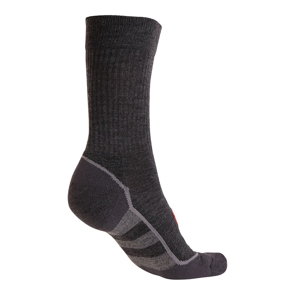 Merino Blend Hiking Socks (3 Pack - Smoke Melange/Charcoal)