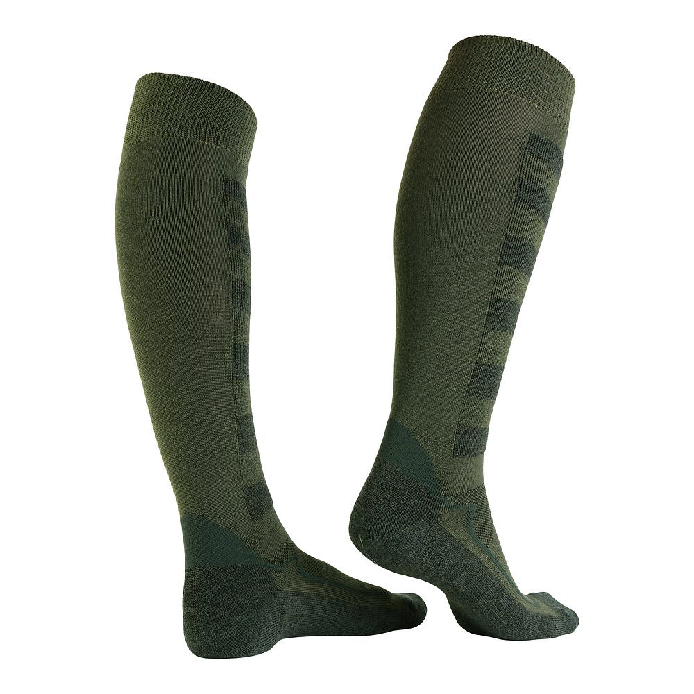 Merino Blend Ski Socks (Olive/Forest)