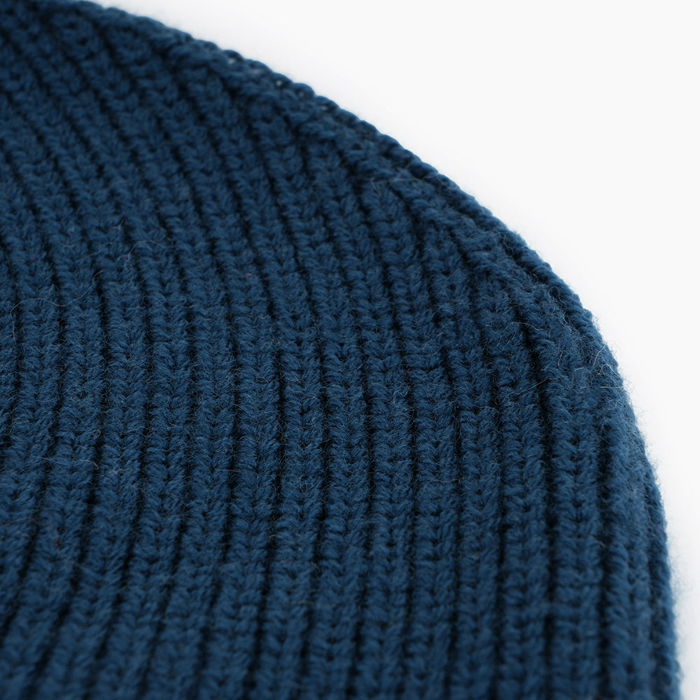 Merino Fisherman Beanie (Petrol)