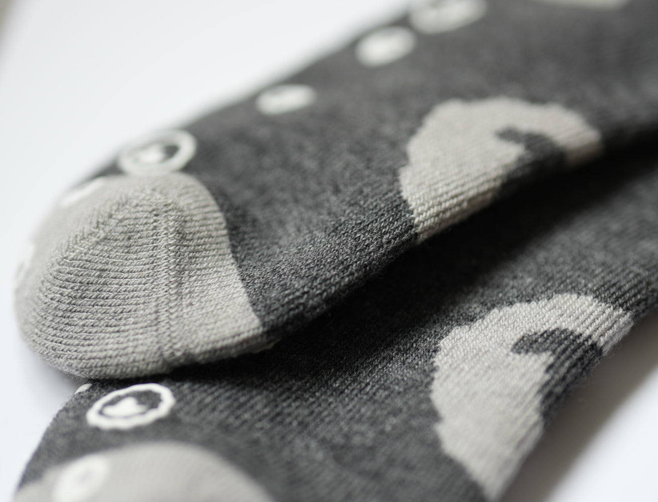 Merino Slipper Socks (Smoke)