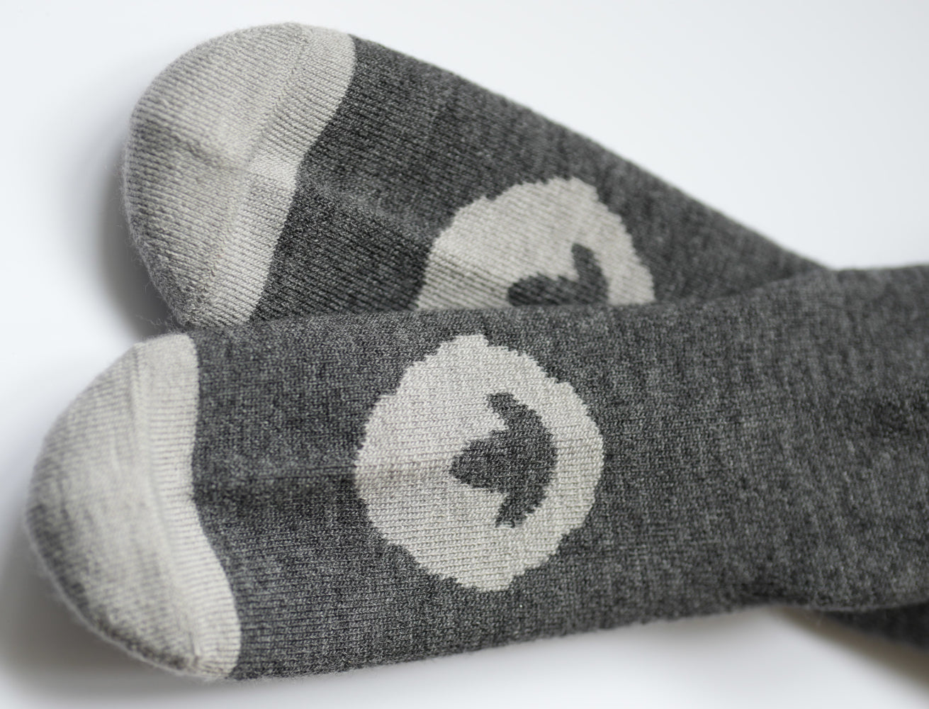 Merino Slipper Socks (Smoke)