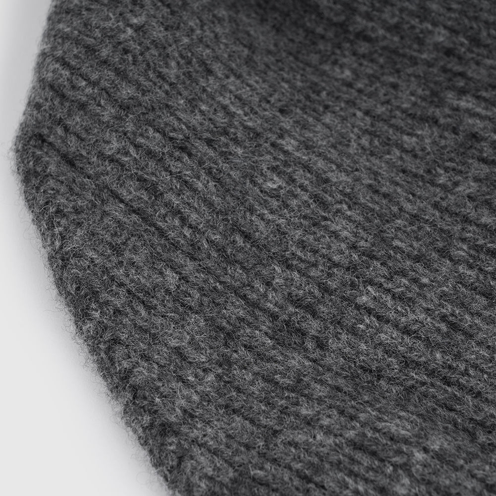 Merino Triangle Scarf (Smoke)