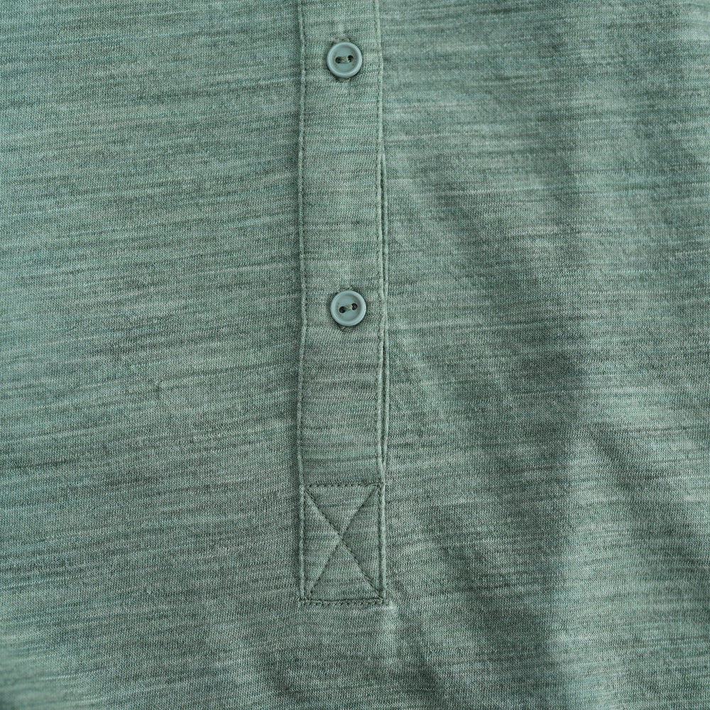 Womens 120 Ultrafine Cropped Blouse (Agave)