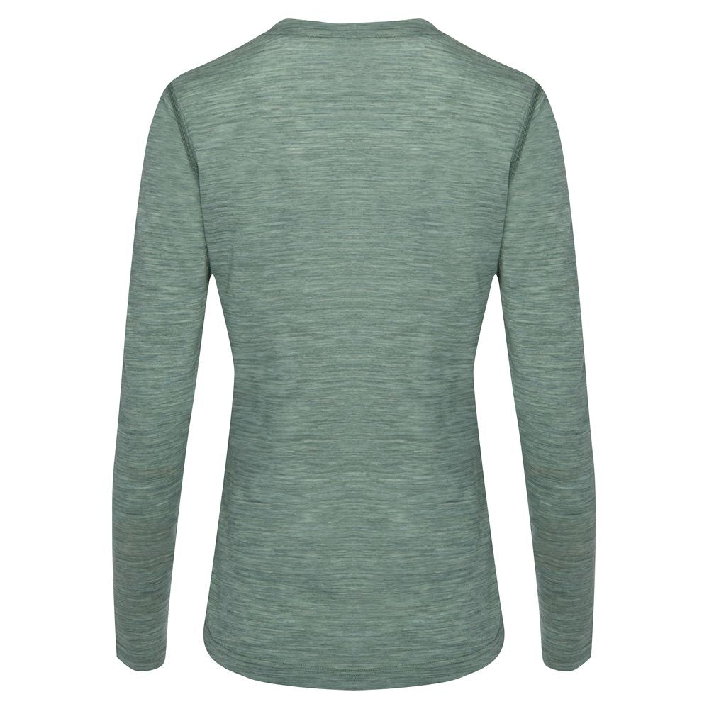 Womens 120 Ultrafine LS Crew (Agave)