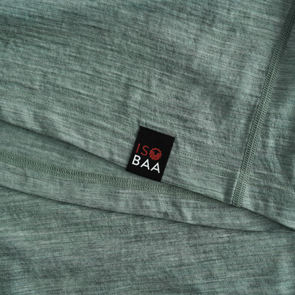 Womens 120 Ultrafine LS Crew (Agave)