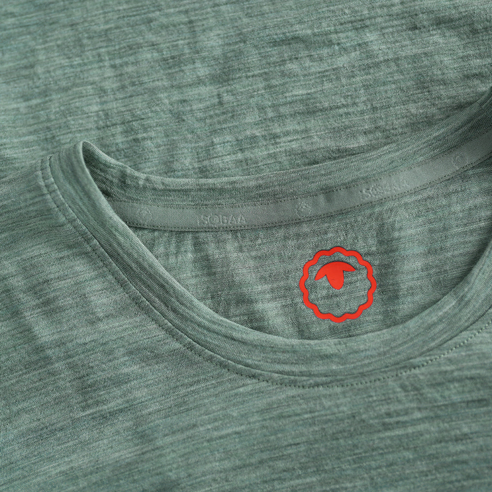 Womens 120 Ultrafine LS Crew (Agave)