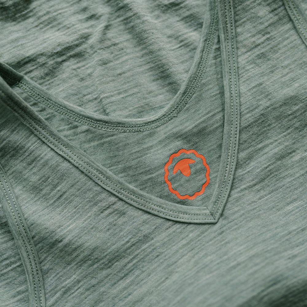 Womens 120 Ultrafine Racer Vest (Agave)