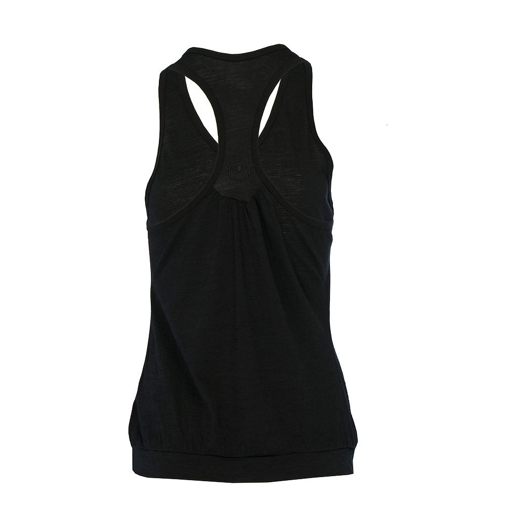 Womens 120 Ultrafine Racer Vest (Black)