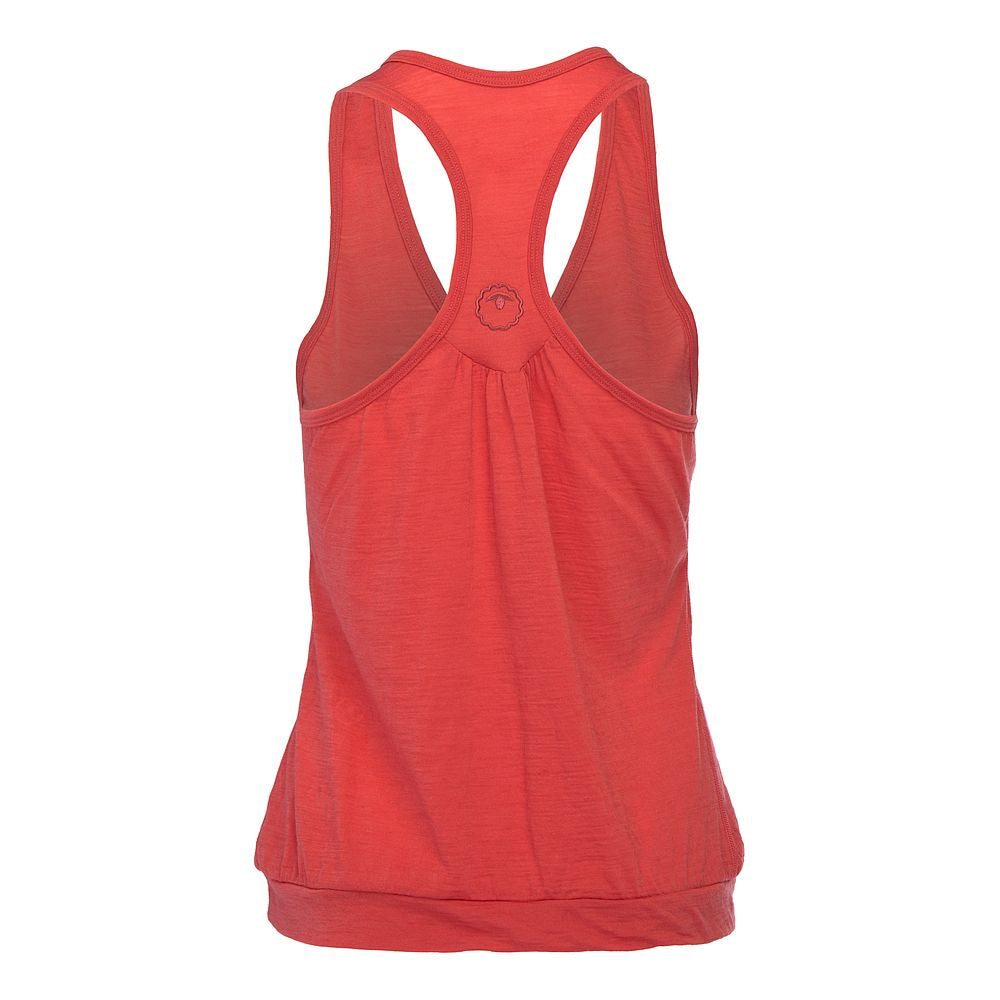 Womens 120 Ultrafine Racer Vest (Coral)