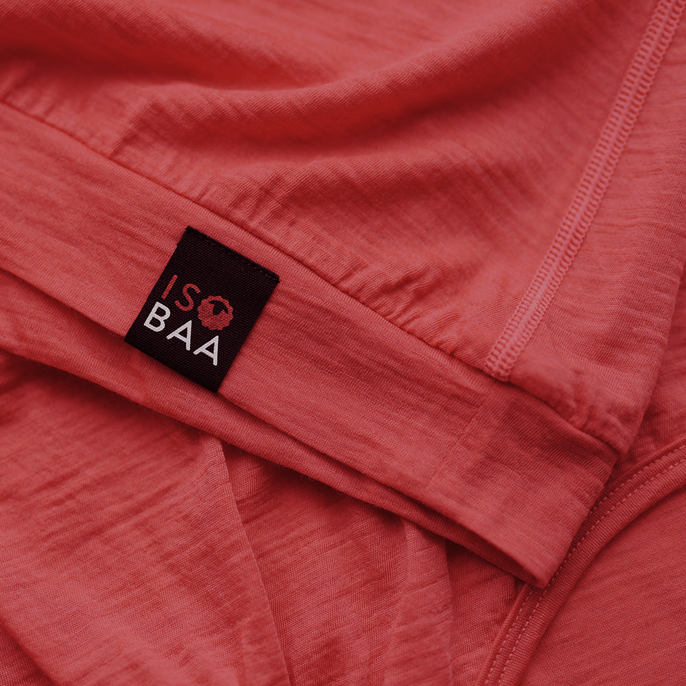 Womens 120 Ultrafine Racer Vest (Coral)