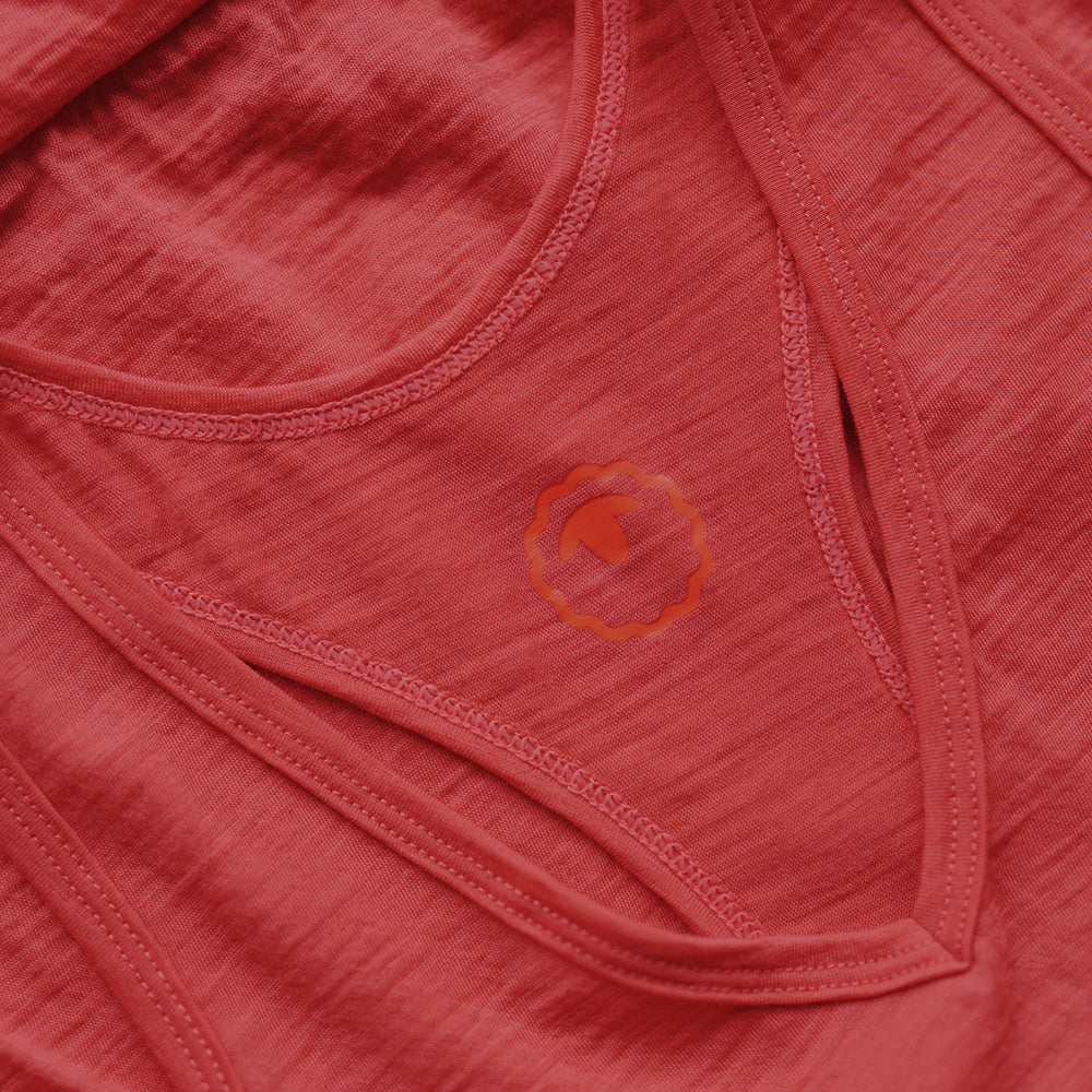 Womens 120 Ultrafine Racer Vest (Coral)