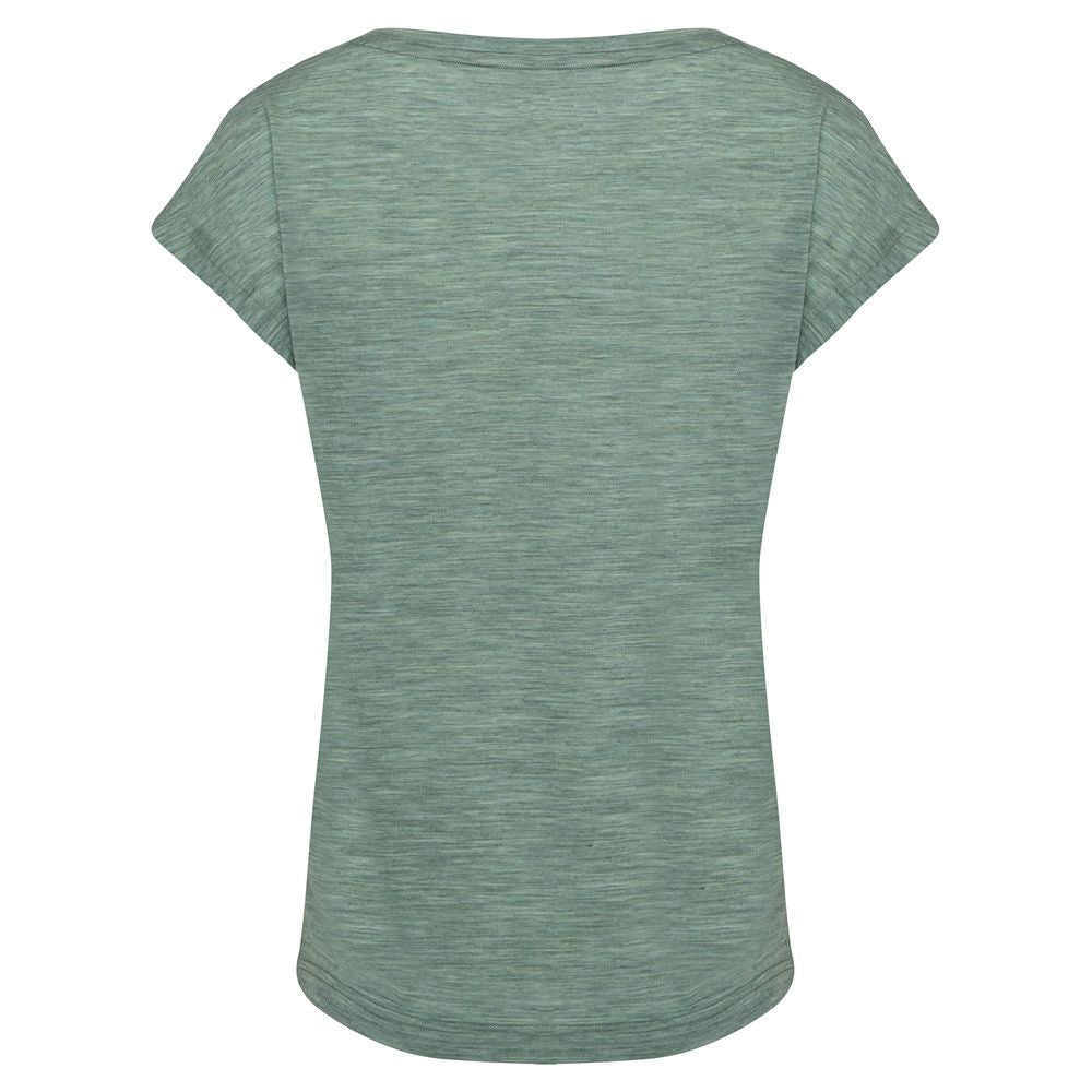 Womens 120 Ultrafine SS Scoop Top (Agave)