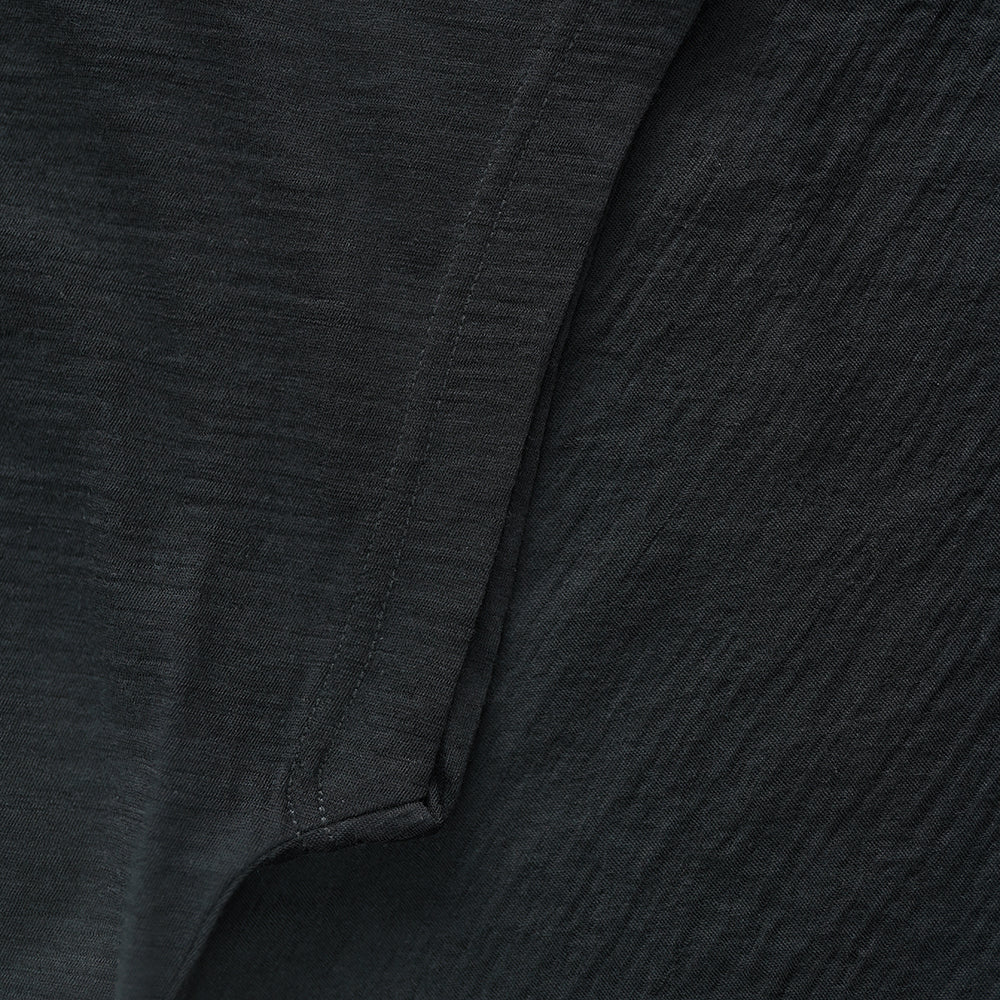 Womens 120 Ultrafine SS Scoop Top (Black)