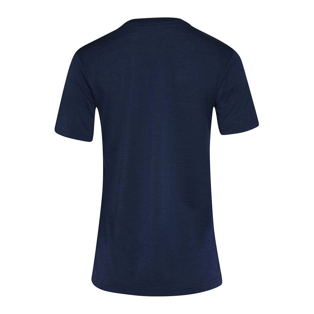 Isobaa Womens Merino 150 Sunset T-Shirt (Navy/White)