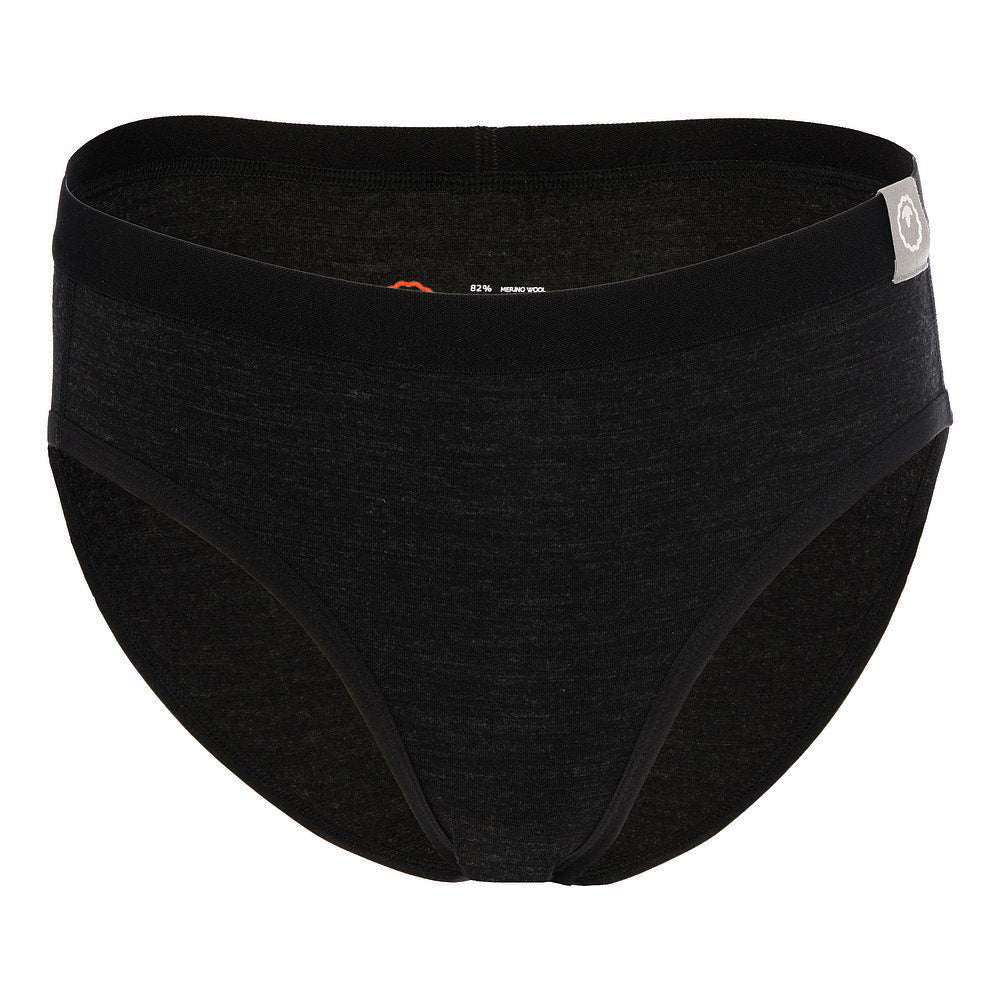 Womens 160 Bikini Knickers (Black Melange)