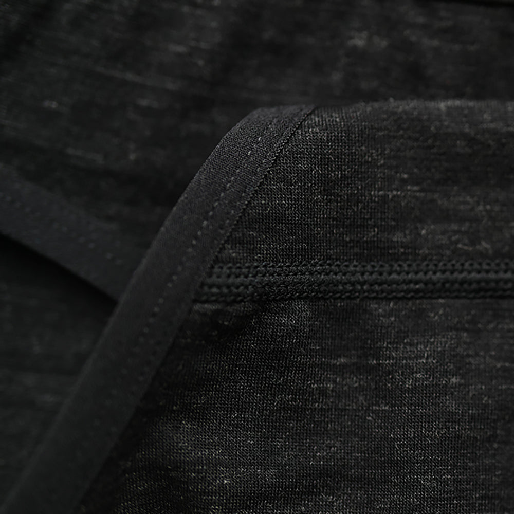 Womens 160 Bikini Knickers (Black Melange)