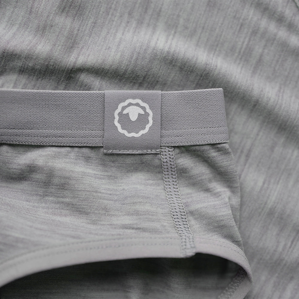 Womens 160 Bikini Knickers (Cloud Melange)