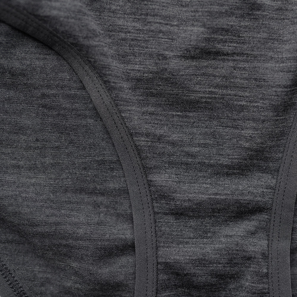 Womens 160 Bikini Knickers (Smoke Melange)