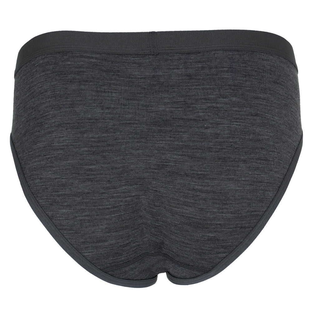 Womens 160 Bikini Knickers (Smoke Melange)