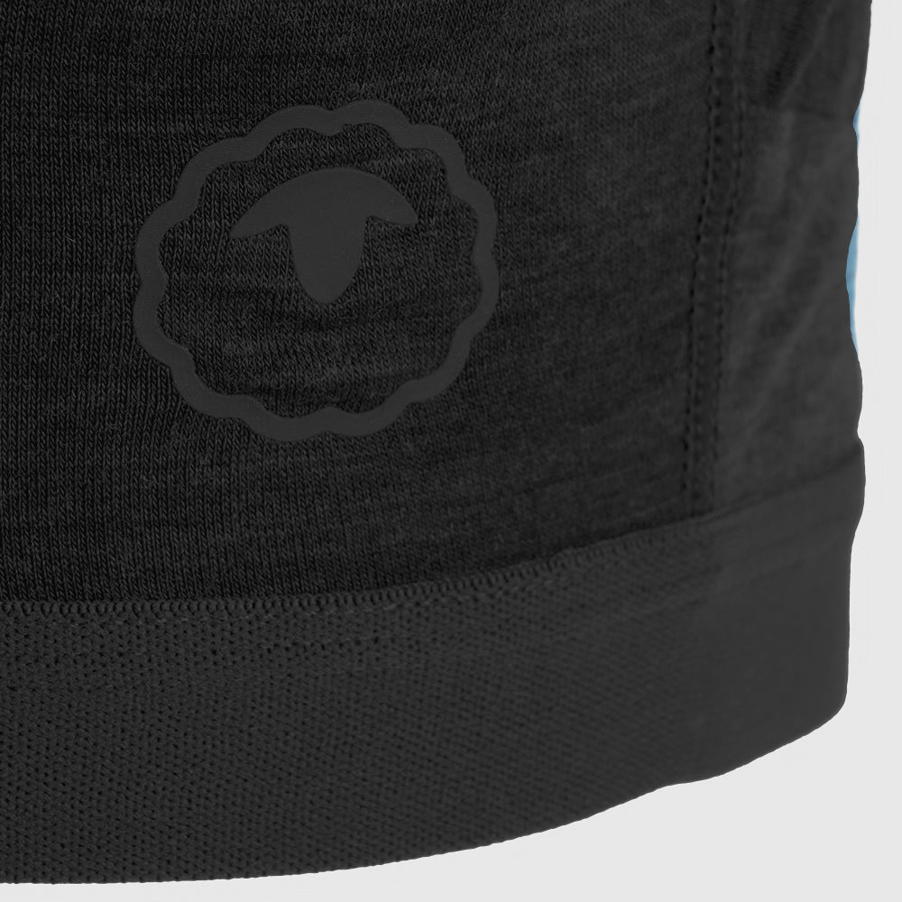 Womens Merino Blend 160 Bralette (Black Melange)