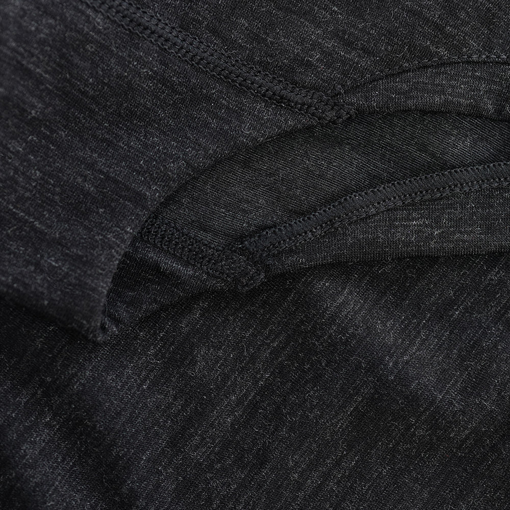 Womens Merino Blend 160 Hipster Knickers (Black Melange)