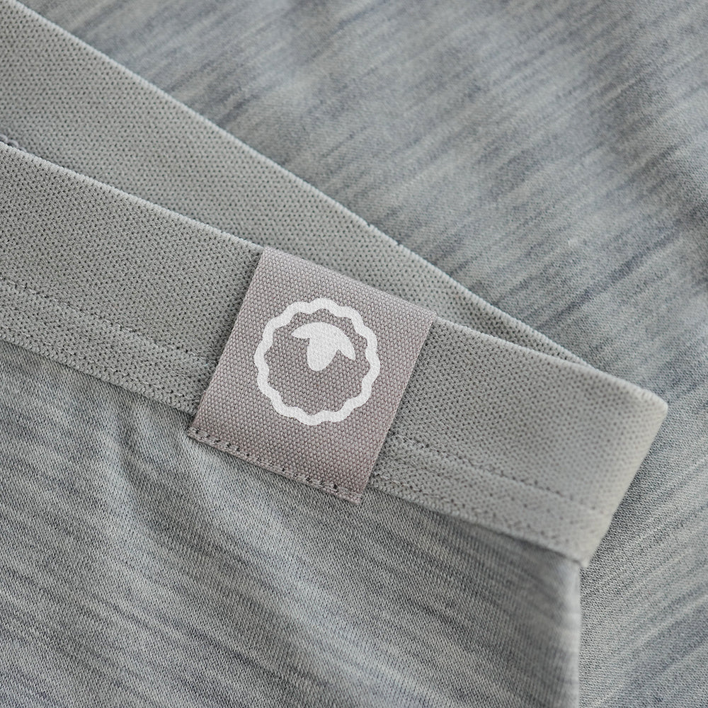 Womens Merino Blend 160 Hipster Knickers (Cloud Melange)