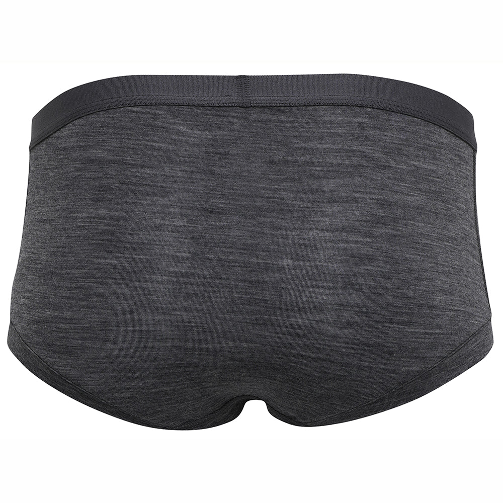 Womens Merino Blend 160 Hipster Knickers (Smoke Melange)