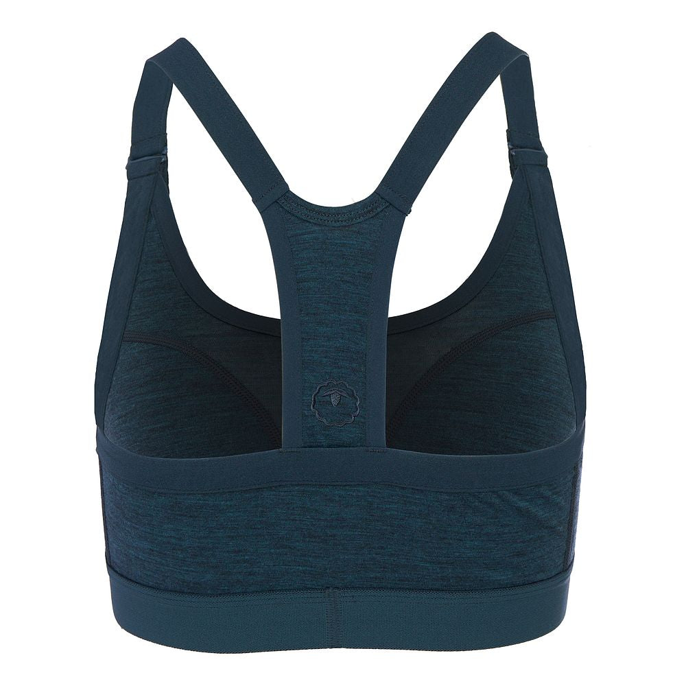 Womens 160 Racer Crop Top (Petrol)
