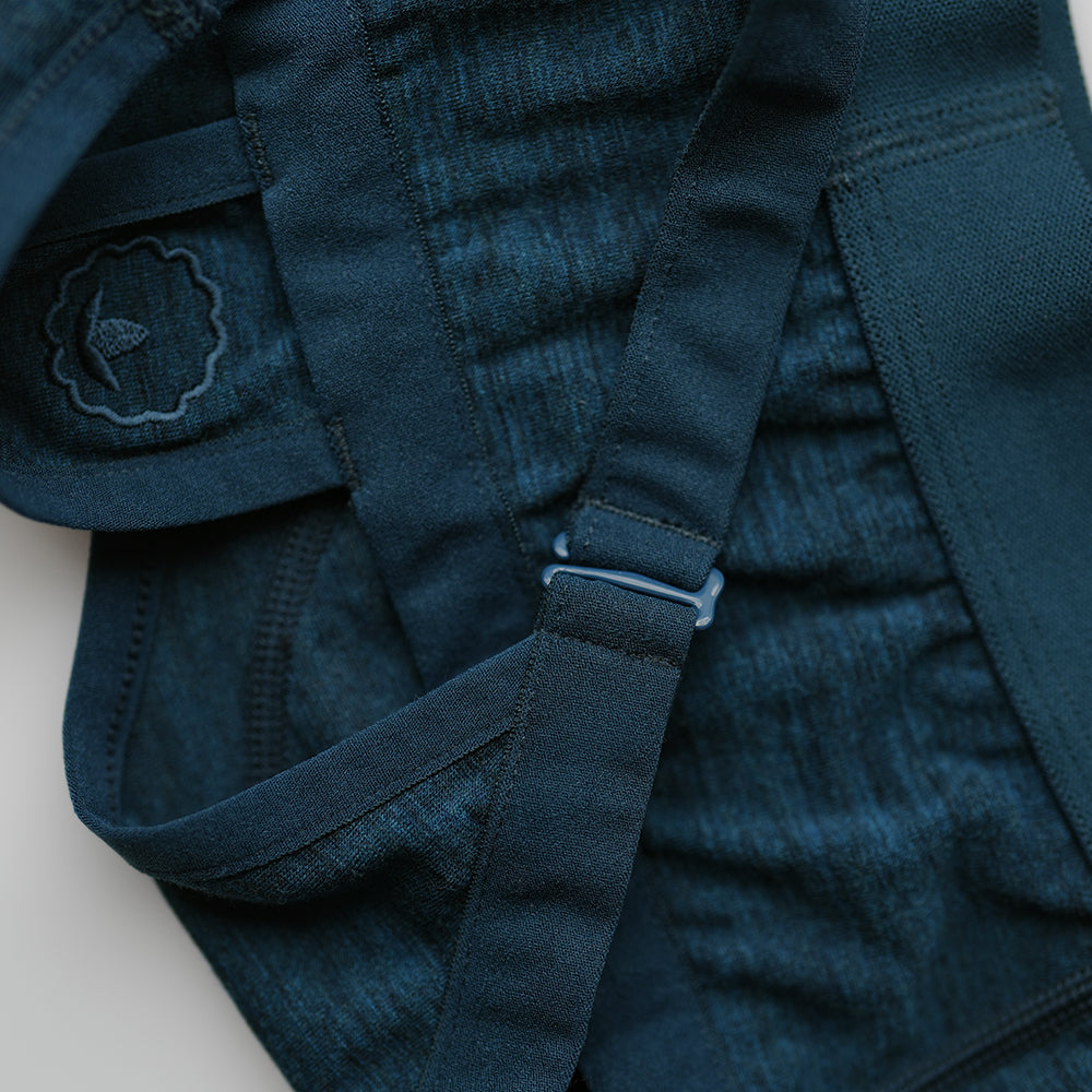 Womens 160 Racer Crop Top (Petrol)