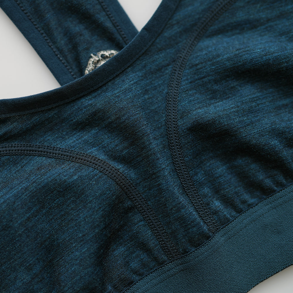 Womens 160 Racer Crop Top (Petrol)