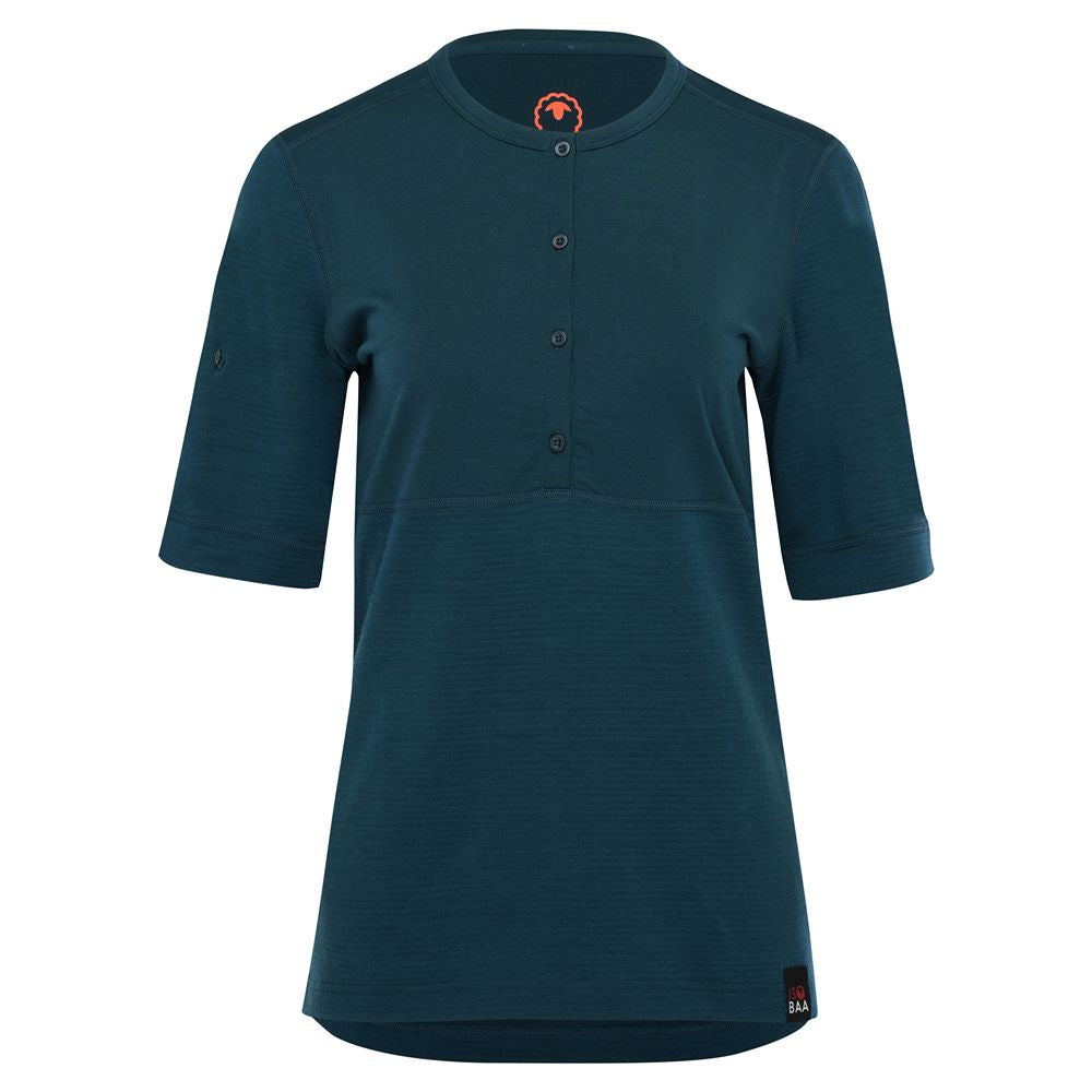 Womens 180 SS Hiking Top (Petrol)