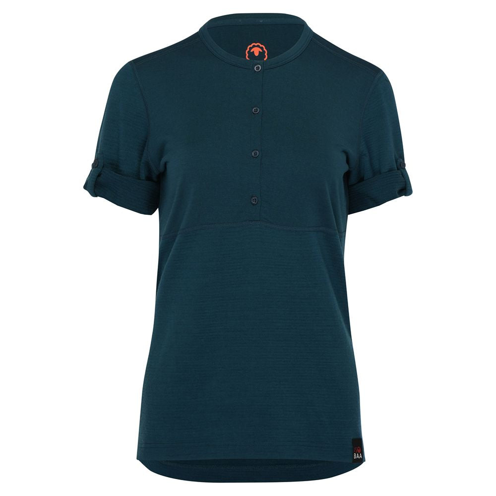 Womens 180 SS Hiking Top (Petrol)