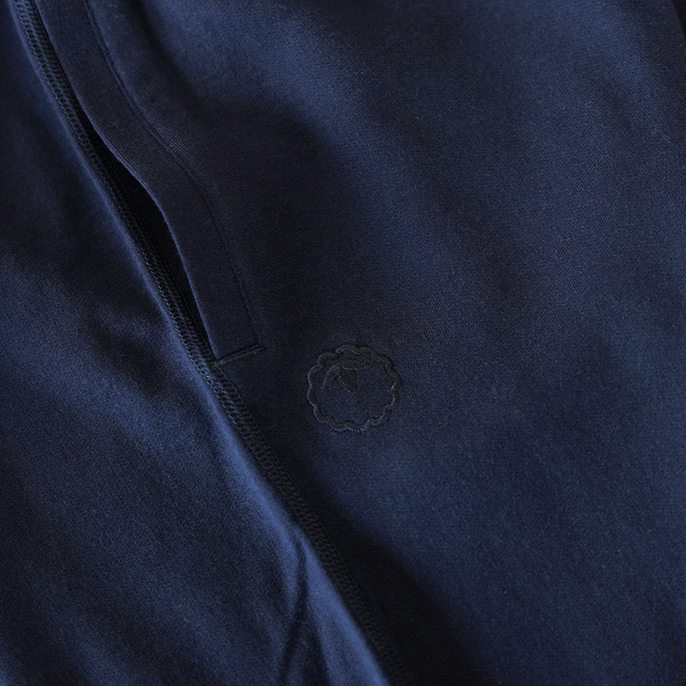 Isobaa Womens Merino 260 Lounge Cuffed Joggers (Navy/Smoke)