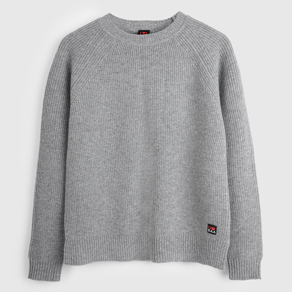 Womens Herdwick Merino Crew Sweater (Heather)