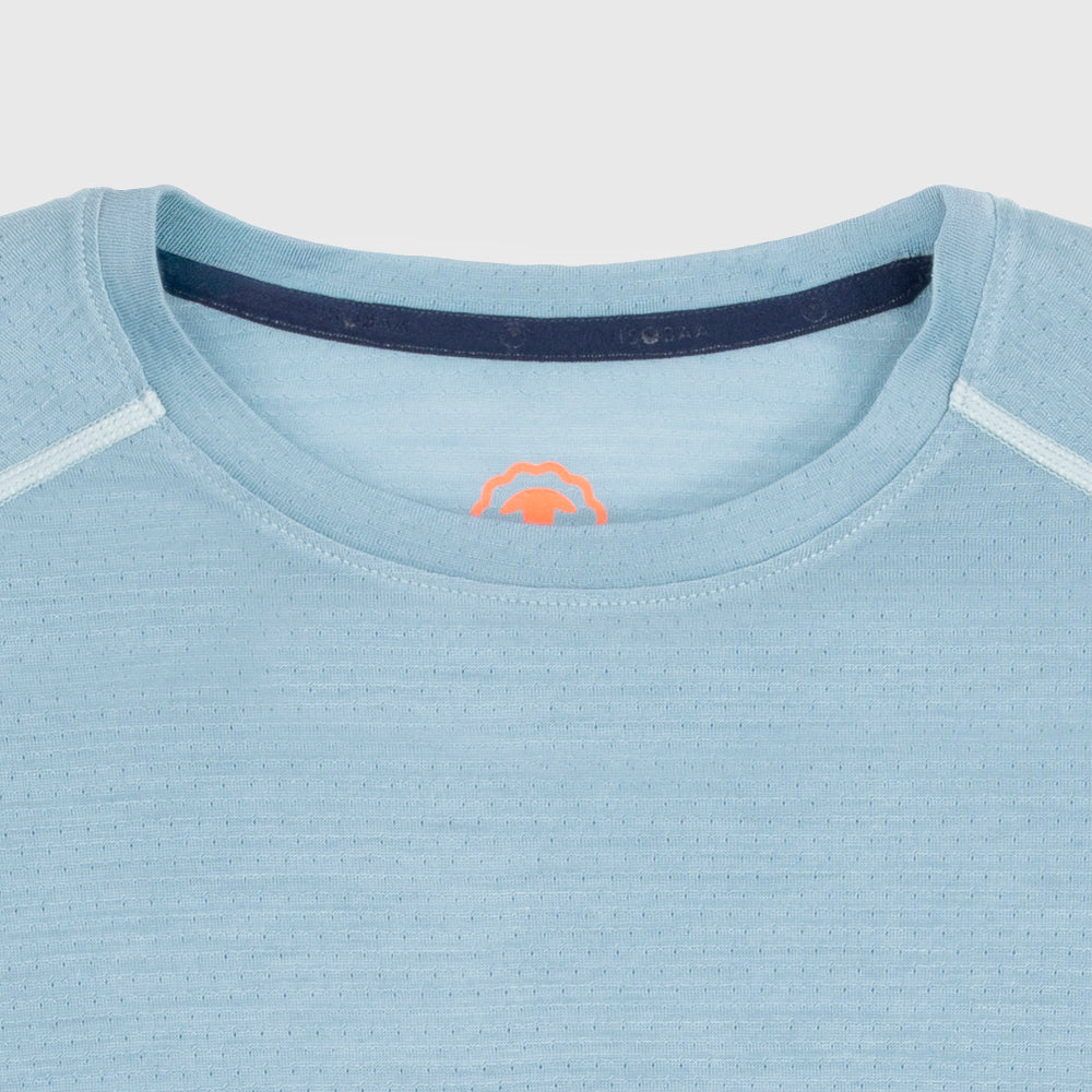 Womens Merino 150 Active Blend Short Sleeve Crew (Lagoon)