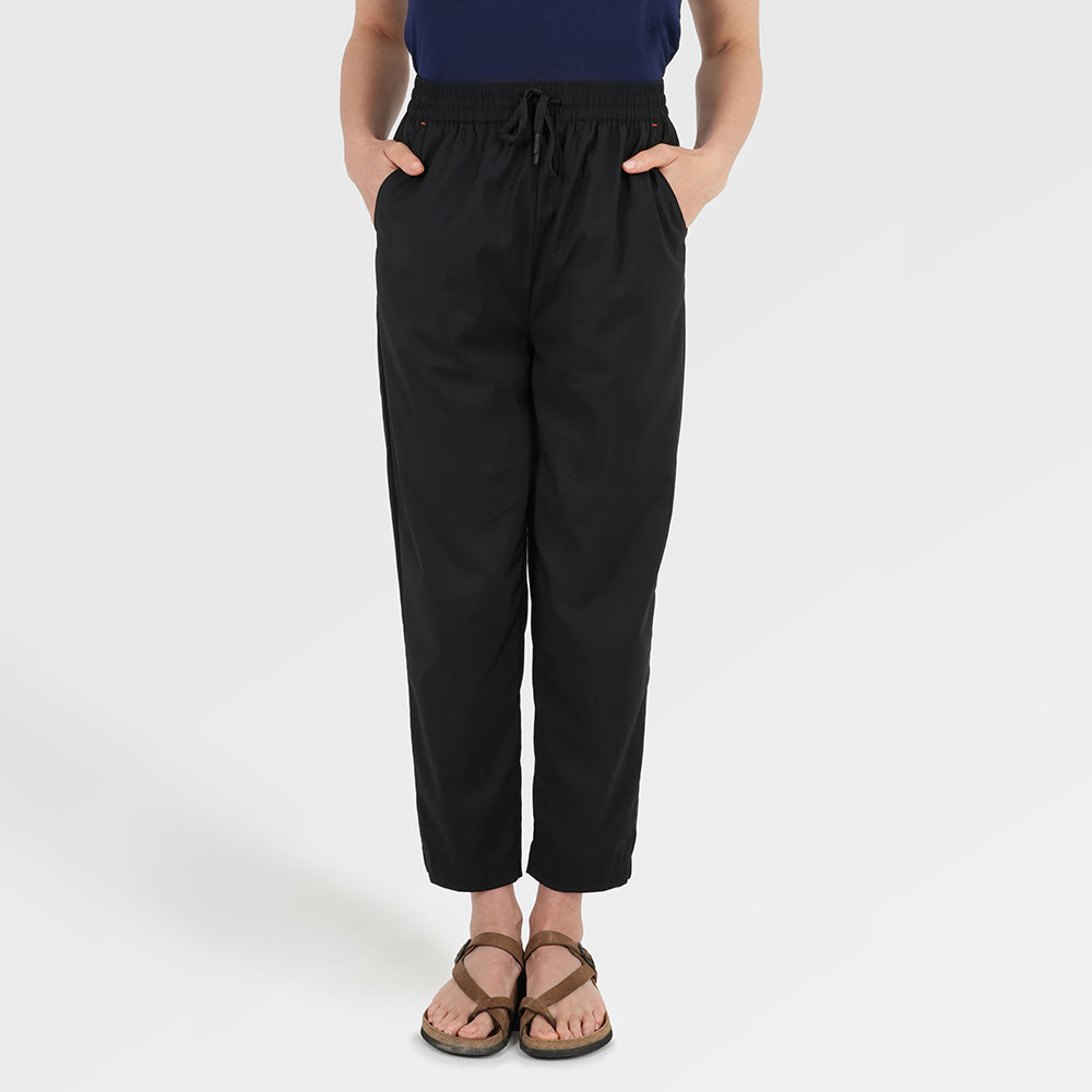 Womens Merino Active Blend Travel Trousers (Black) | Model: Chi Chi